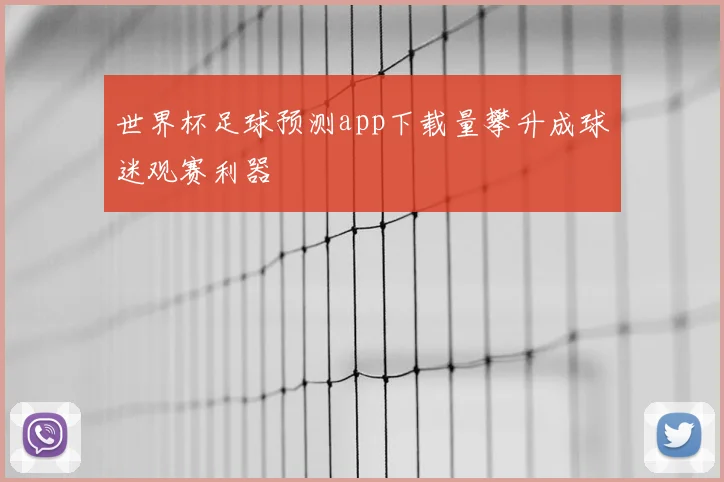 世界杯足球预测app下载量攀升成球迷观赛利器